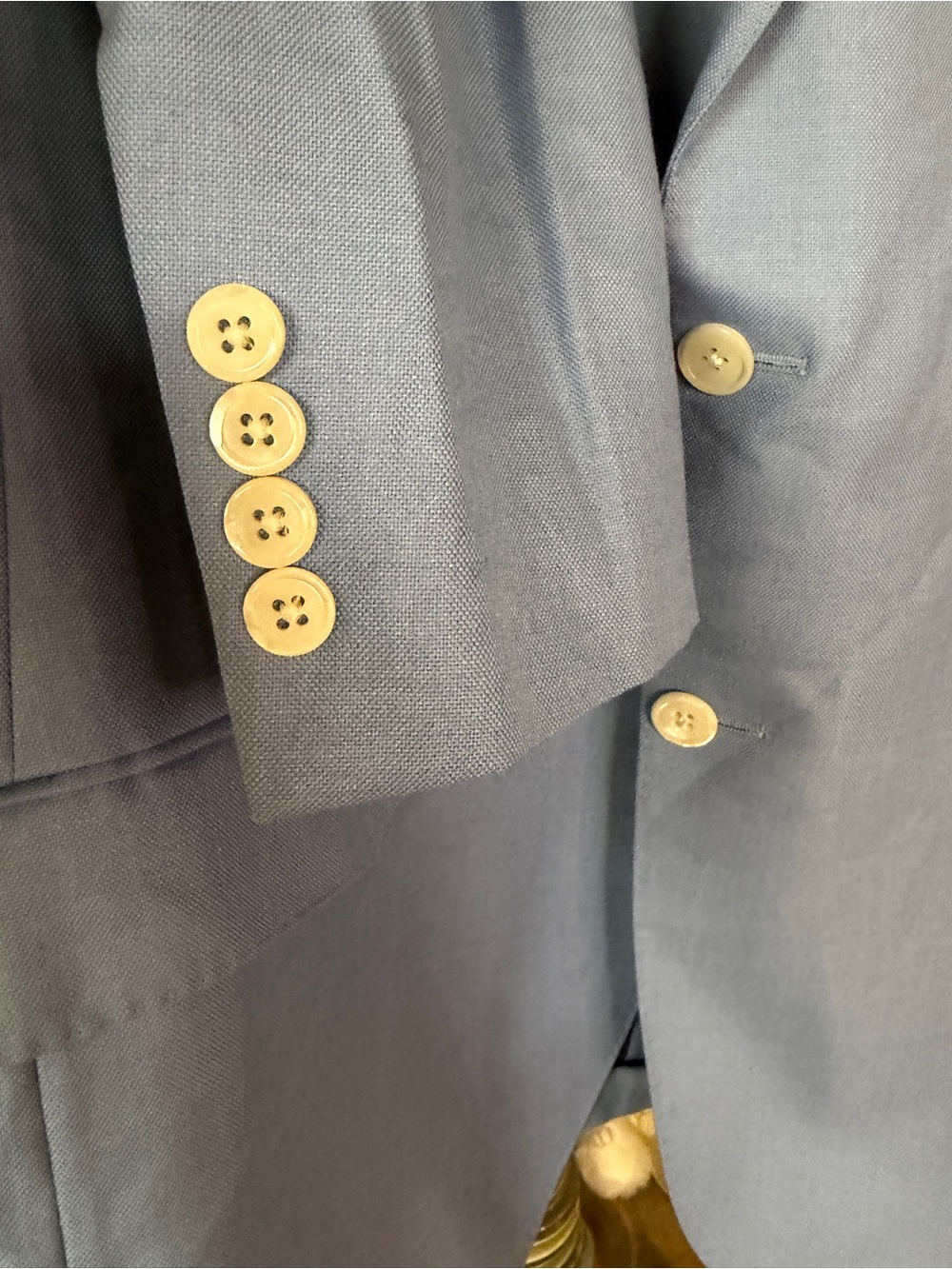 Hickey Freeman Light Blue Two-Button Blazer - Picture 6 of 12